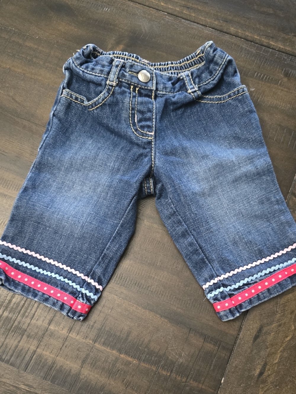 Gymboree Baby Girls 3-6 Months Jeans. EUC